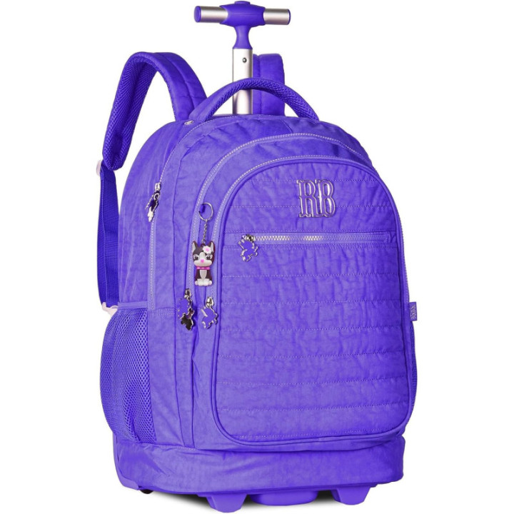 Clio Style x Rebecca Bonbon, mochila con ruedas, rosa, RB2090RS