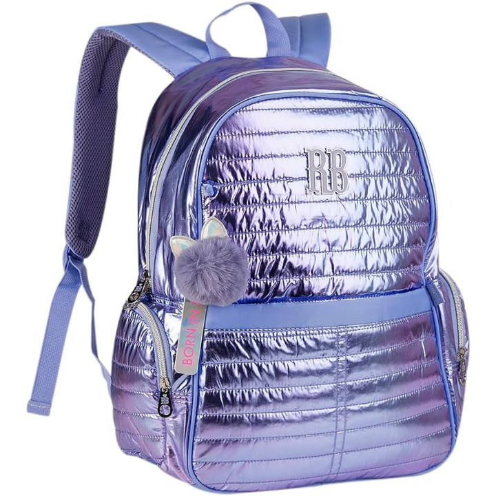 Clio Style x Rebecca Bonbon, mochila escolar, morado, RB3115LL