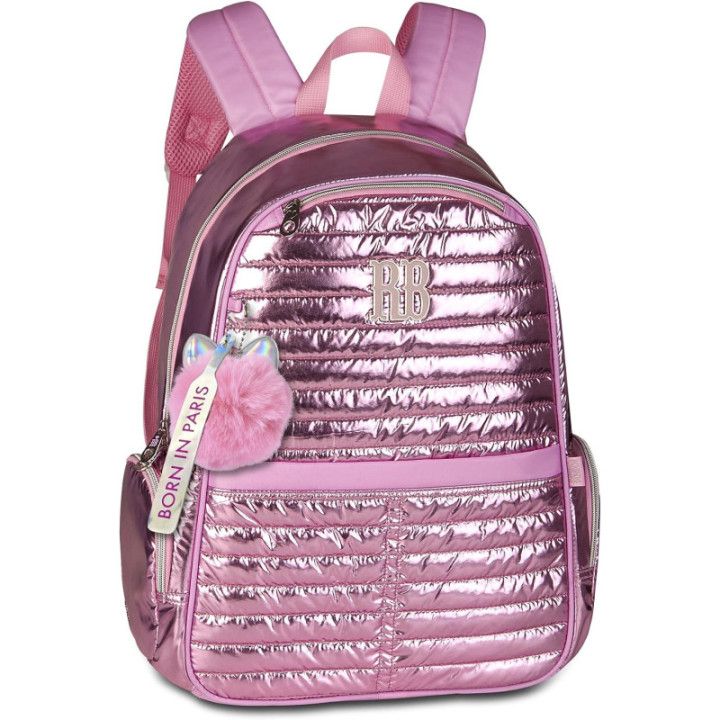 Clio Style x Rebecca Bonbon, mochila escolar, rosa, RB3115RS