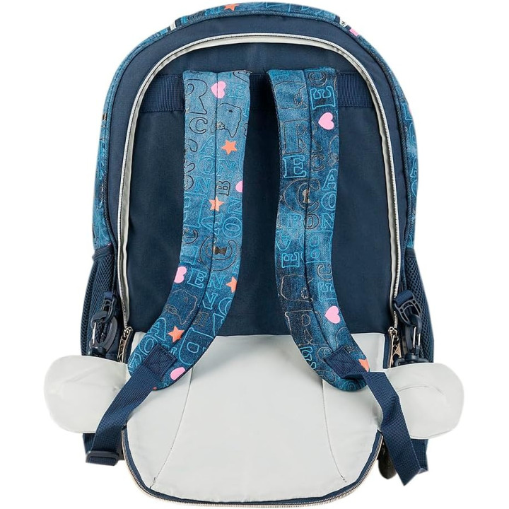 Clio Style x Rebecca Bonbon, mochila con barra telescópica y cuatro ruedas dobles, RB3163AE