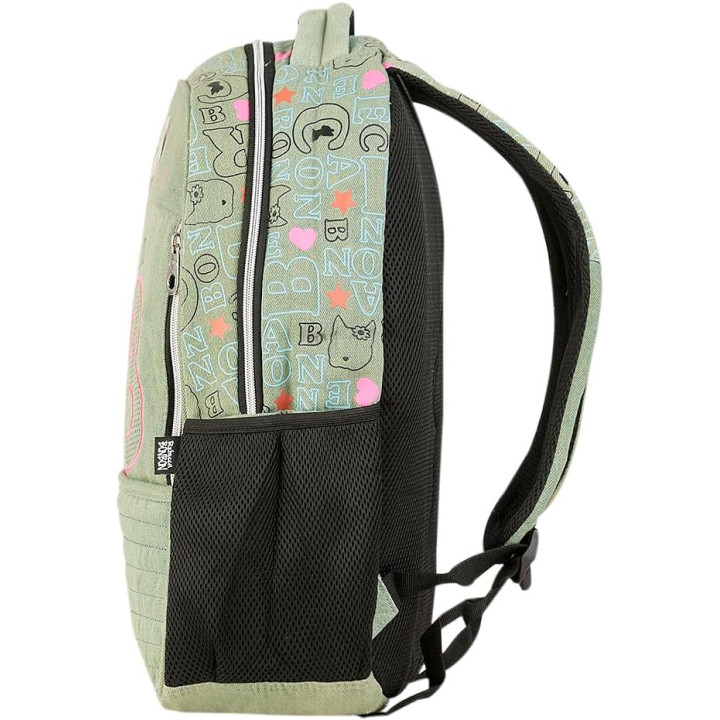 Clio Style x Rebecca Bonbon, mochila escolar de 17 pulgadas, verde B, RB3165VD