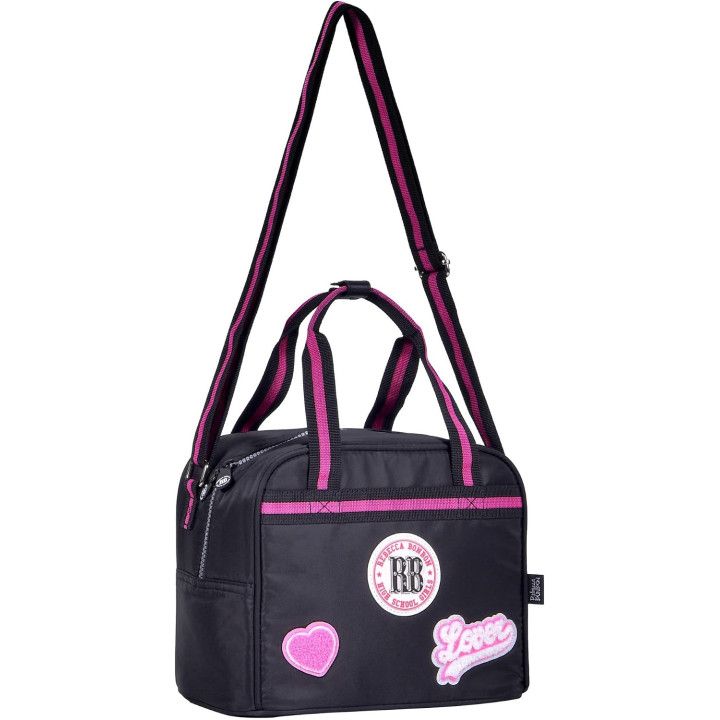 Clio Style x Rebecca Bonbon, bolsa térmica de almuerzo, negro, RB24006PT