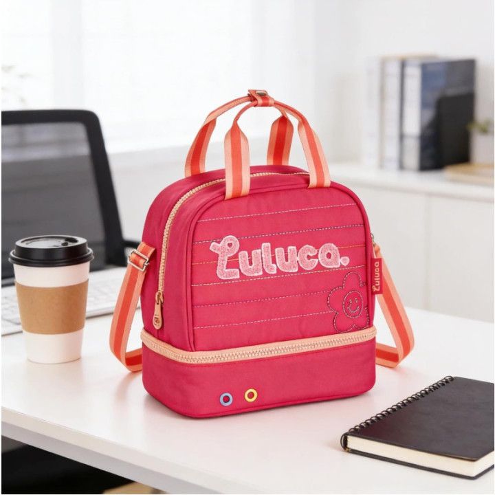 Clio Style, bolsa térmica de almuerzo con dos compartimentos, LU24613PT