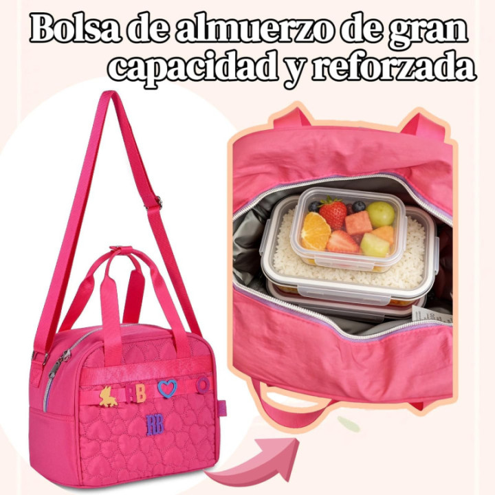 Clio Style, bolsa térmica de almuerzo con corazones, RB24541AZ
