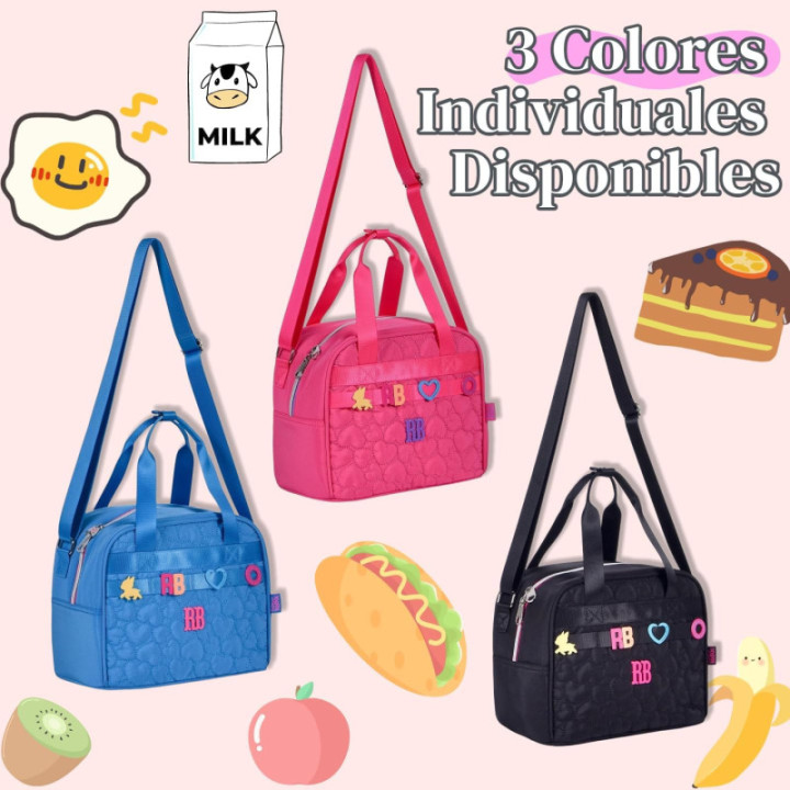 Clio Style, bolsa térmica de almuerzo con corazones, RB24541AZ
