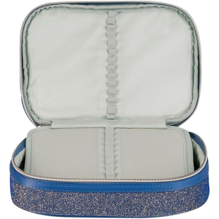 Clio Style x Rebecca Bonbon, estuche organizador de gran capacidad, azul, RB3129AZ