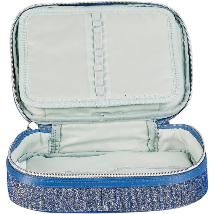 Clio Style x Rebecca Bonbon, estuche organizador de gran capacidad, azul, RB3129AZ