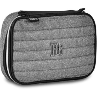 Clio Style x Rebecca Bonbon, estuche organizador de gran capacidad, negro, RB3129PR