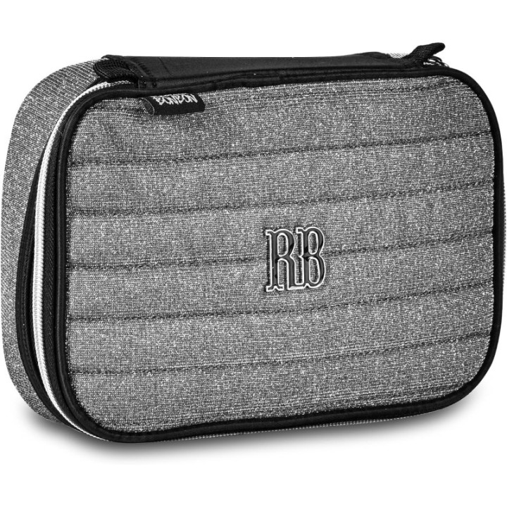 Clio Style x Rebecca Bonbon, estuche organizador de gran capacidad, negro, RB3129PR