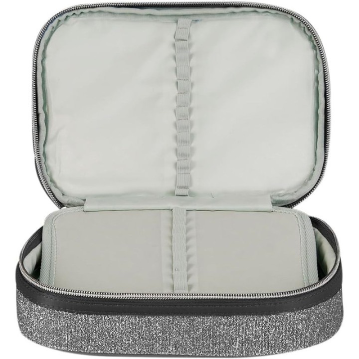 Clio Style x Rebecca Bonbon, estuche organizador de gran capacidad, negro, RB3129PR