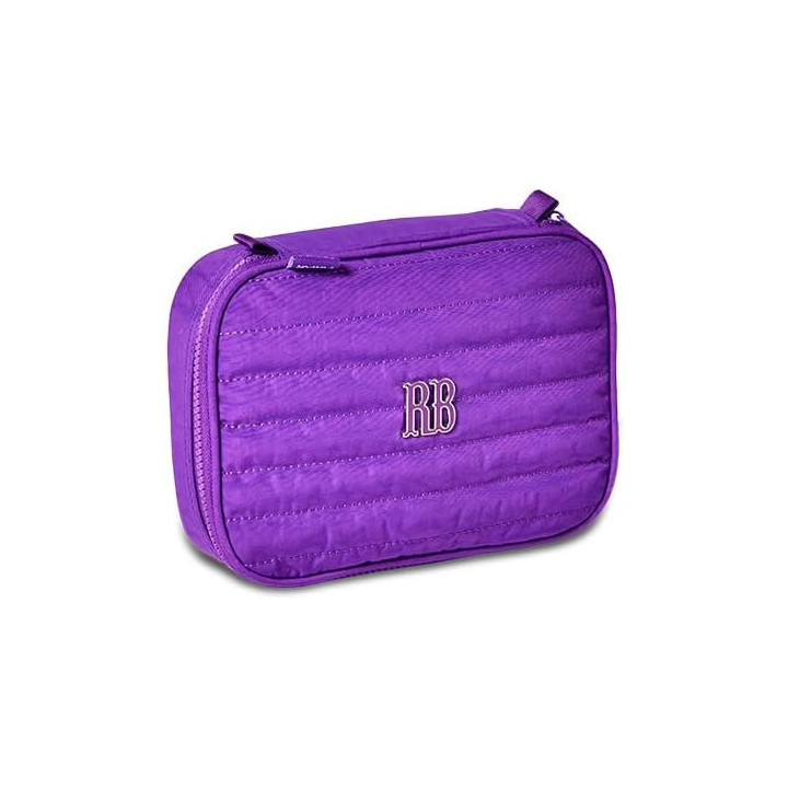 Clio Style x Rebecca Bonbon, estuche organizador de gran capacidad, morado, RB3524LL