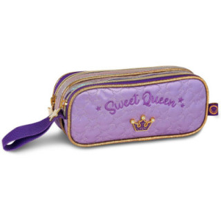 Clio Style, estuche organizador de gran capacidad, morado, SQ3539FLL