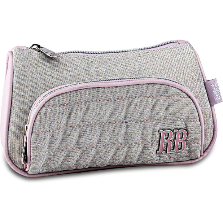 Clio Style x Rebecca Bonbon, estuche organizador de gran capacidad, negro, RB3130PT