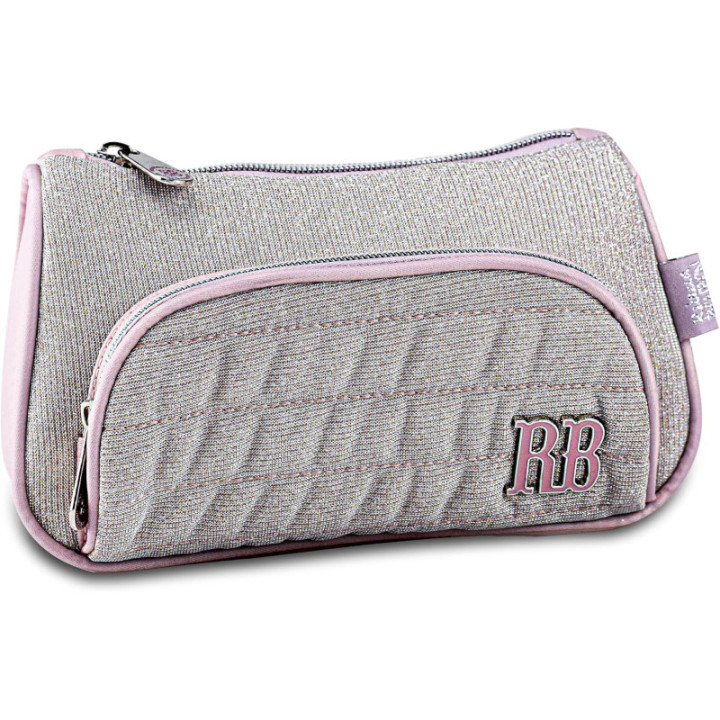 Clio Style x Rebecca Bonbon, estuche organizador de gran capacidad, rosa, RB3130RS