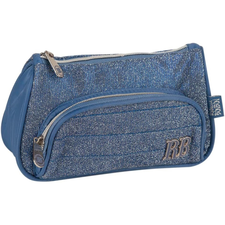 Clio Style x Rebecca Bonbon, estuche organizador de gran capacidad, rosa, RB3130RS