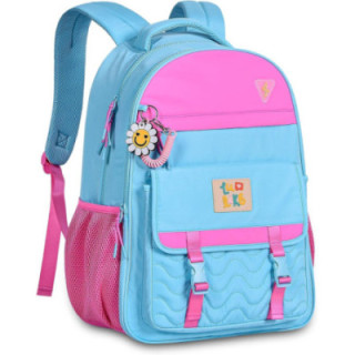 Clio Style x Luluca, mochila escolar de gran capacidad, azul 2, LU24074AZ