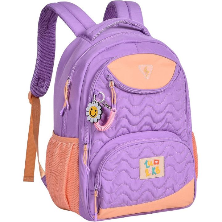 Clio Style x Luluca, mochila escolar de gran capacidad, lila 1, LU24073LL