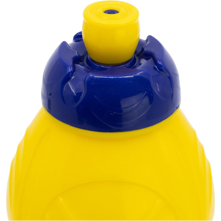 Stor botella infantil Patrulla Canina de 400 ml, plástico con tapón antigoteo