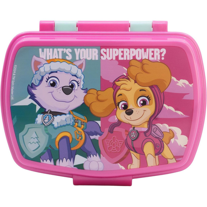 Stor fiambrera rectangular infantil Patrulla Canina, 1333 ml