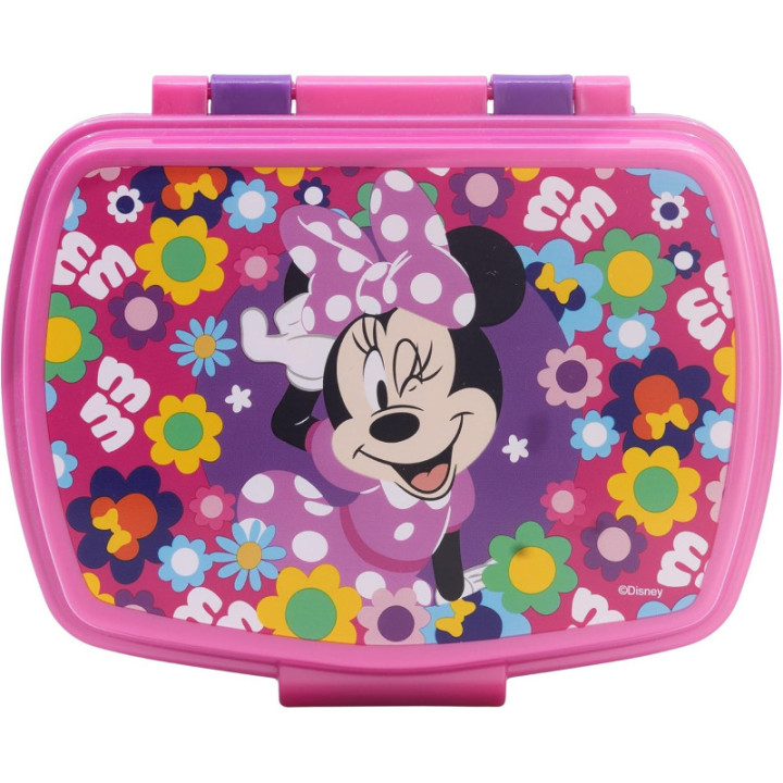 Stor fiambrera rectangular infantil Minnie Mouse, 1333 ml