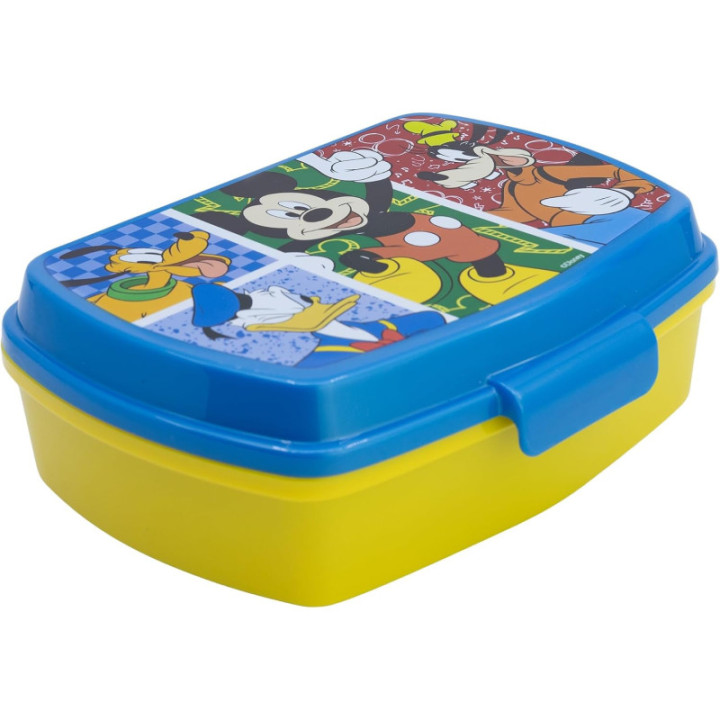 Stor fiambrera rectangular infantil Mickey Mouse, 1333 ml