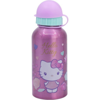 Stor cantimplora infantil de aluminio Hello Kitty, 400 ml