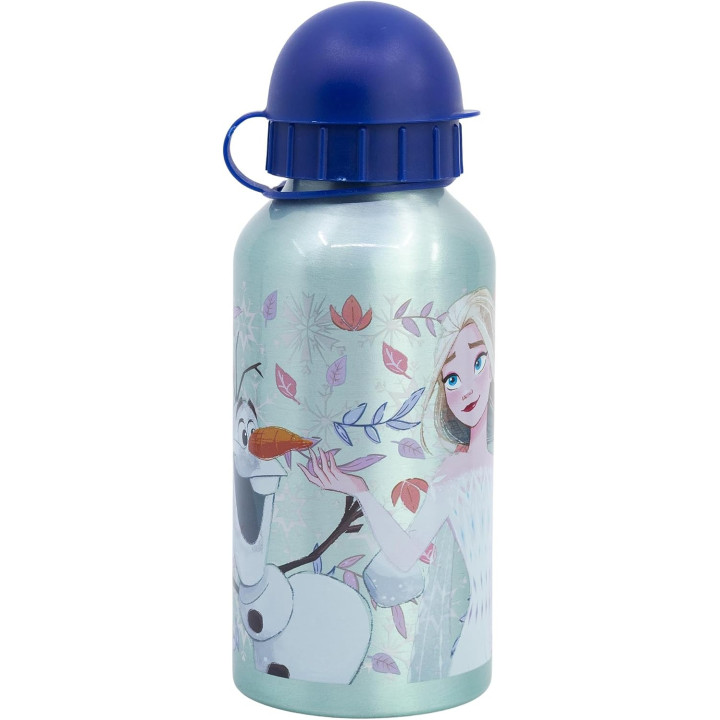 Stor cantimplora infantil de aluminio Frozen, 400 ml