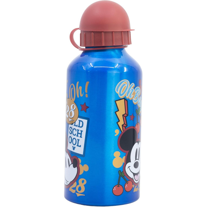 Stor cantimplora infantil de aluminio Mickey Mouse, 400 ml