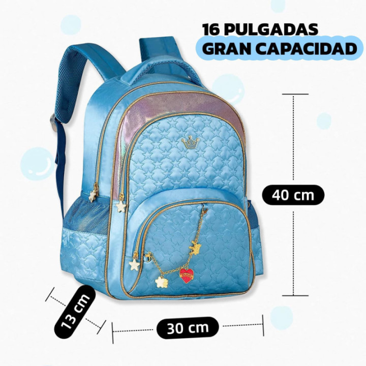 Clio Style mochila escolar con ruedas lila, 40 × 30 × 13 cm, SQ3540JLL