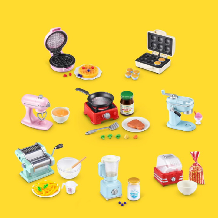 ZURU Mini Brands Magic Cook Kitchen Serie 1, máquina de pasta en miniatura