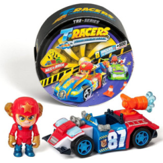T-Racers Serie 2, coche desmontable y piloto sorpresa coleccionable