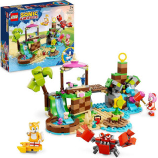 LEGO Sonic 76992 Isla de Rescate de Animales de Amy, 6 personajes