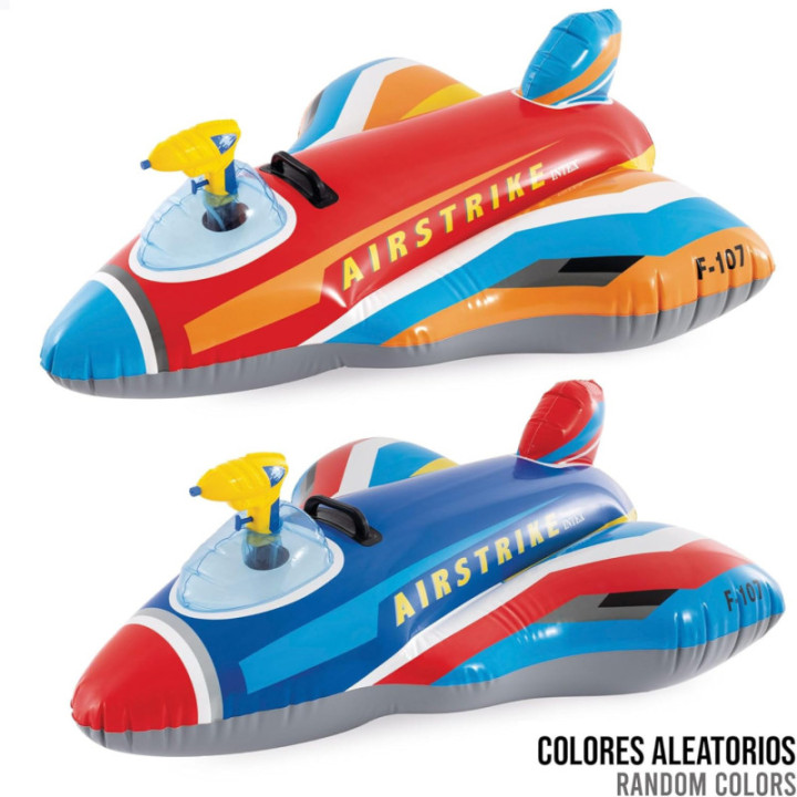 Intex 57531 avión hinchable con pistola de agua, 117 × 104 cm