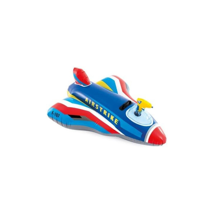 Intex 57531 avión hinchable con pistola de agua, 117 × 104 cm