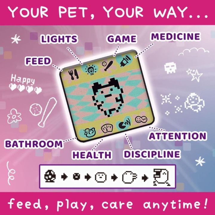 Bandai Tamagotchi Original, mascota virtual Japanese Ribbon