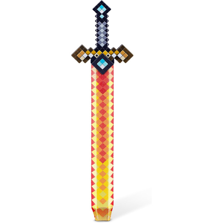 ZURU X-Shot espada Pixel de goma espuma, pack de 4