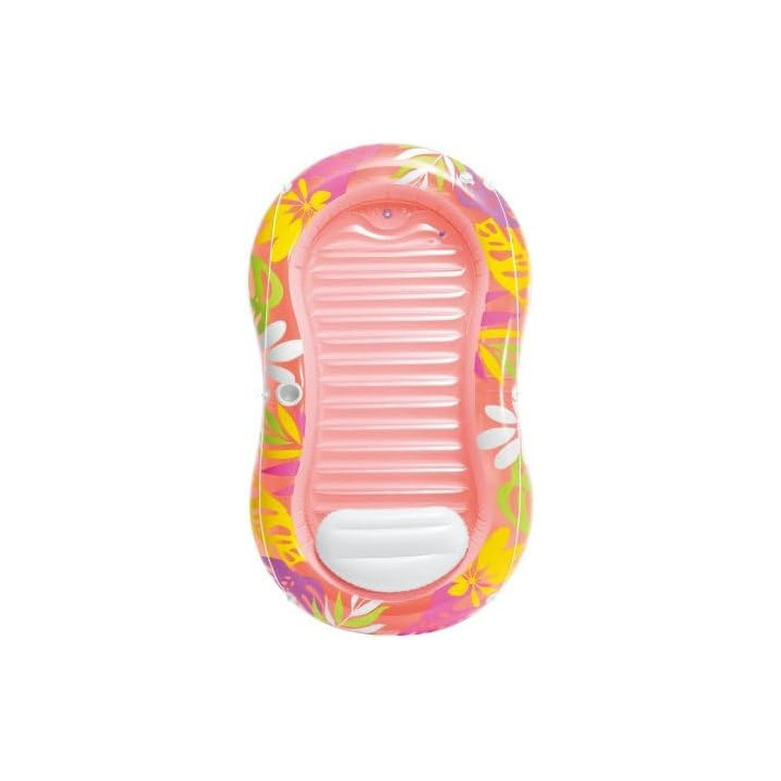 Intex 57803EU Tropical Oasis, tumbona hinchable con almohada, color surtido