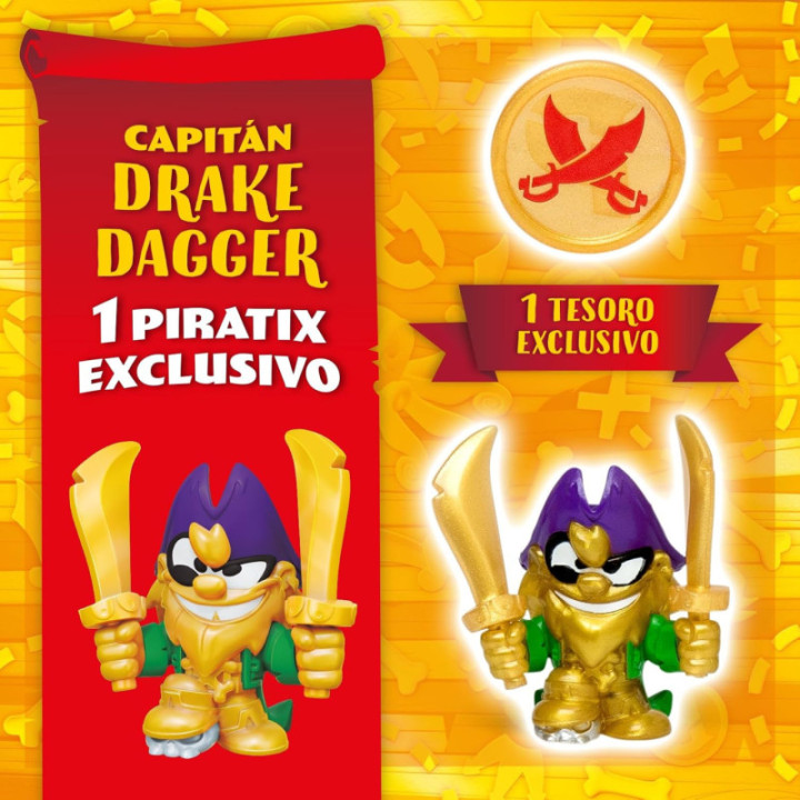Piratix Adventure World Skull Blade, barco pirata con capitán y tesoro exclusivos