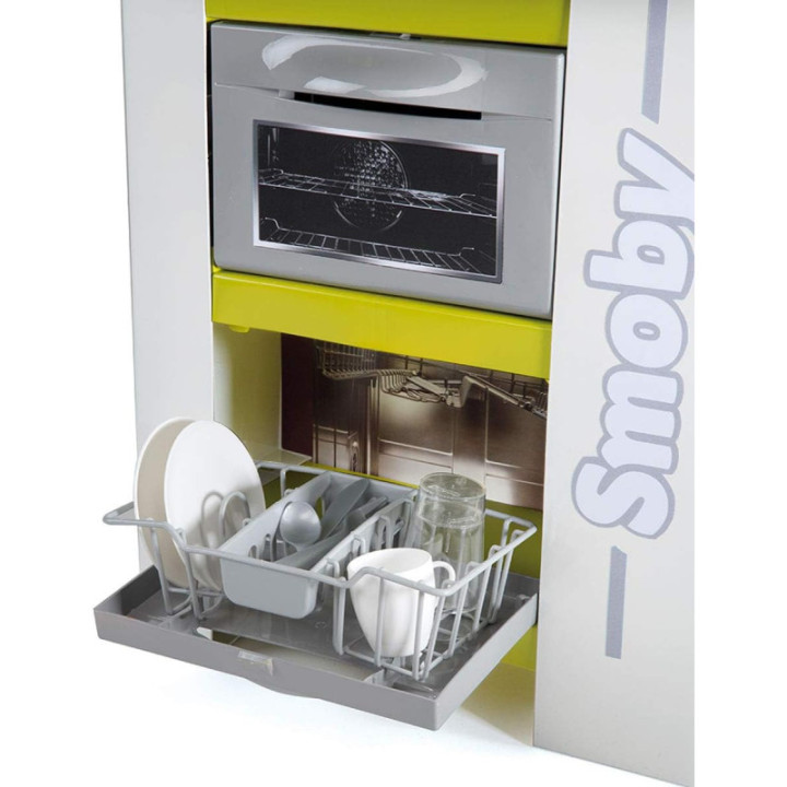 Smoby 311017 Cocina Studio Bubble y barbacoa, morado, 28 accesorios