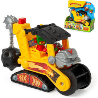 SUPERTHINGS Battle Vehicles Demolition, vehículo con 2 figuras exclusivas