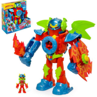 SUPERTHINGS Kazoom Power Titan Fury, robot con Kid Fury exclusivo y 3 proyectiles
