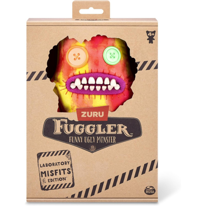 ZURU Funny Ugly Monsters Laboratory Misfits Sasquoosh, peluche de 23 cm