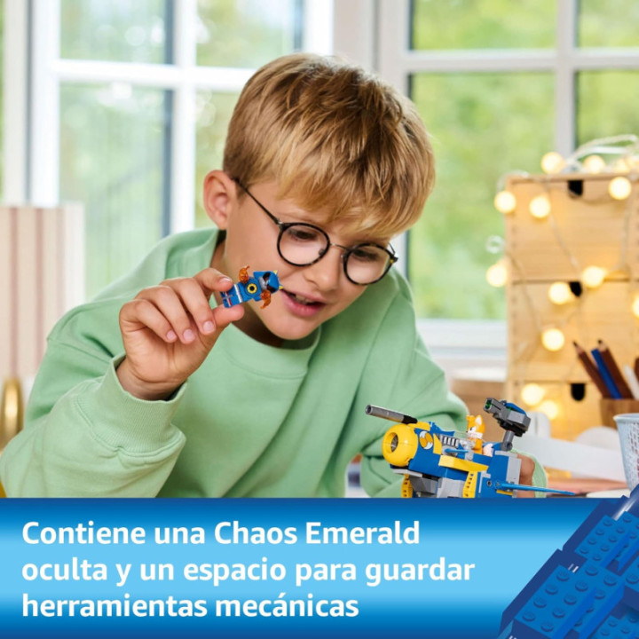 LEGO Sonic 77002 Ciclón vs. Metal Sonic, meca transformable de Tails