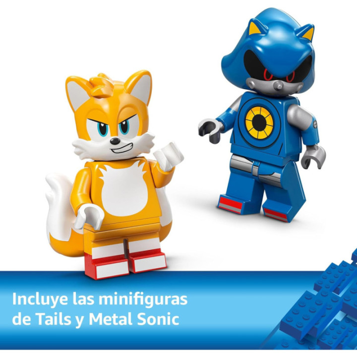 LEGO Sonic 77002 Ciclón vs. Metal Sonic, meca transformable de Tails
