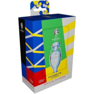 Topps UEFA Euro 2024 Sticker Collection, lata de cromos Sticker Tin