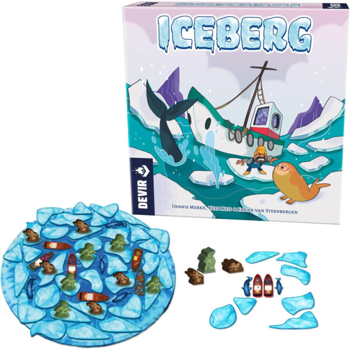 Devir Iceberg, juego de mesa de habilidad para 2 a 6 jugadores