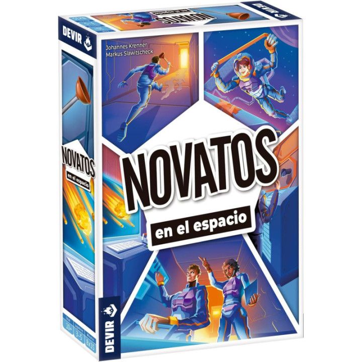 Devir Novatos en el Espacio, juego cooperativo con 8 retos