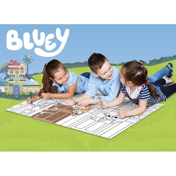 Lisciani Bluey puzzle de doble cara de 24 piezas, 50 × 35 cm