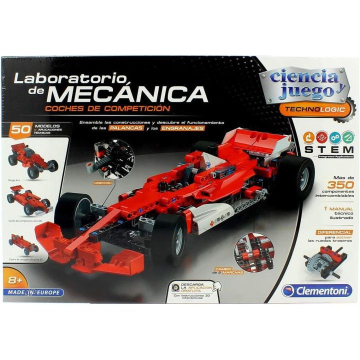 Clementoni Laboratorio de Mecánica Fórmula, 50 proyectos de coches