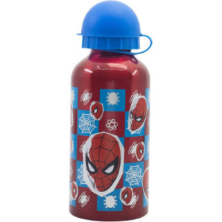 Stor cantimplora infantil de aluminio Spider-Man, 400 ml